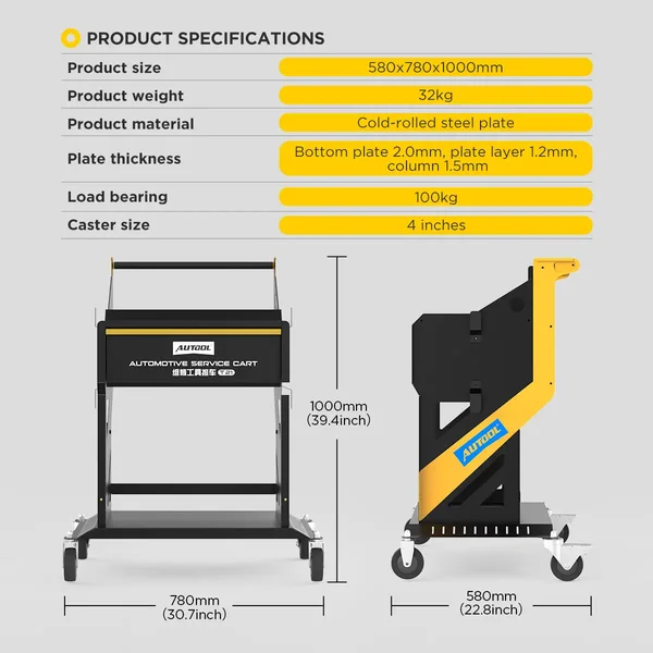 AUTOOL T21 Mobile Maintenance Tool Cart