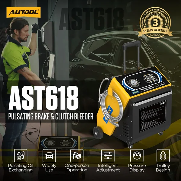 AUTOOL AST618 Four-Wheel Pulsating Brake Fluid Exchanger