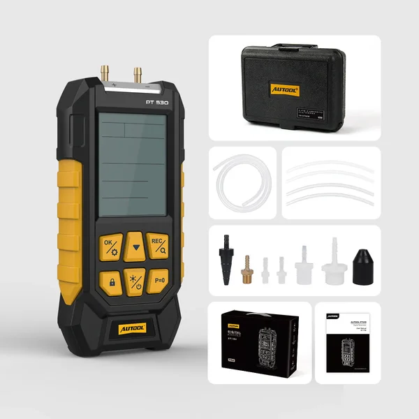 AUTOOL PT530 Dual-Port Pressure & Vacuum Tester