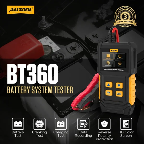 AUTOOL BT360 12V Digital Automotive Battery Tester