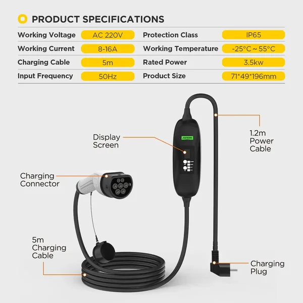 AUTOOL C350 Portable EV Charger