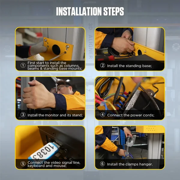 AUTOOL XC503 Fixed-Column 3D Wheel Alignment Machine