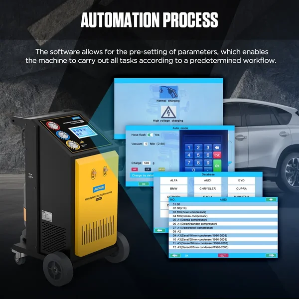 AUTOOL LM707 Automatic R134a Recovery and Recharge Machine