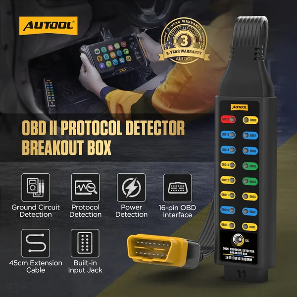 AUTOOL Basic OBD2 Breakout Box