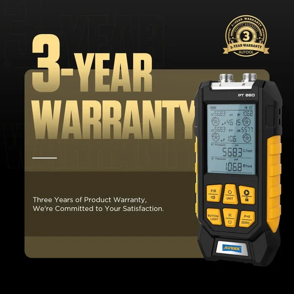 AUTOOL PT660 Dual-Channel Brake Pressure Tester