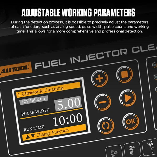 AUTOOL FN606 6-Cylinder GDI/EFI/FSI Fuel Injector Cleaner and Tester