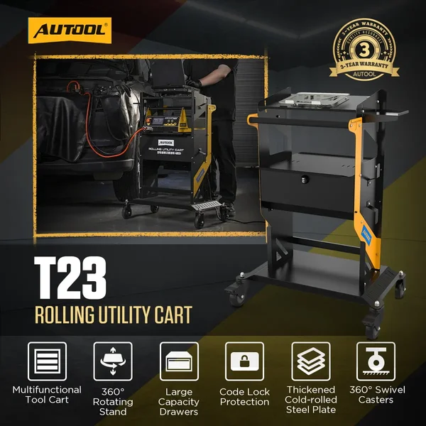 AUTOOL T23 Rolling Diagnostic Tool Cart