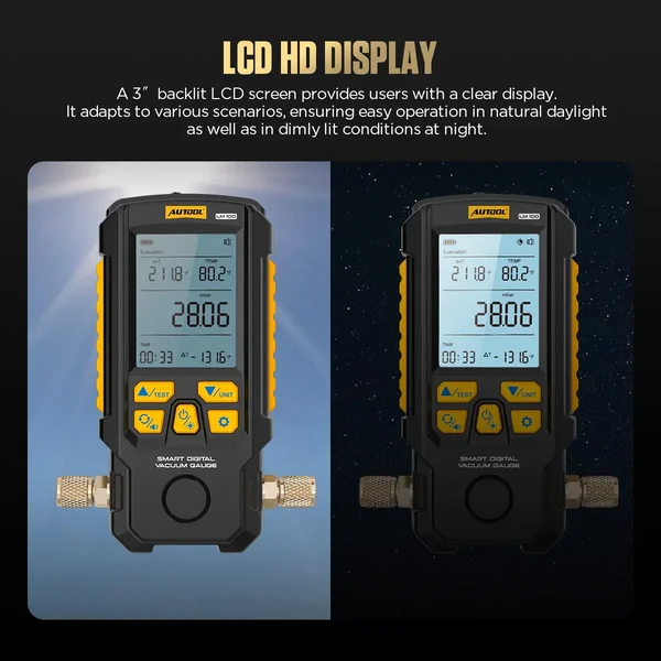 AUTOOL LM100 Digital Vacuum Gauge