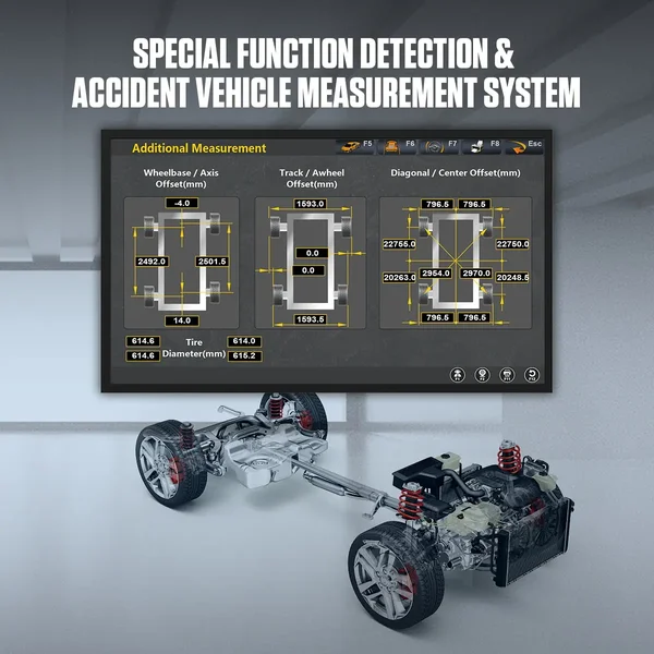 AUTOOL XC505 3D Wheel Alignment Machine with Mobile Workstation