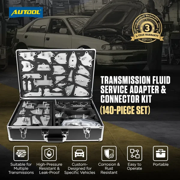 AUTOOL ATF Adapter Kits for Transmission Fluid Exchangers