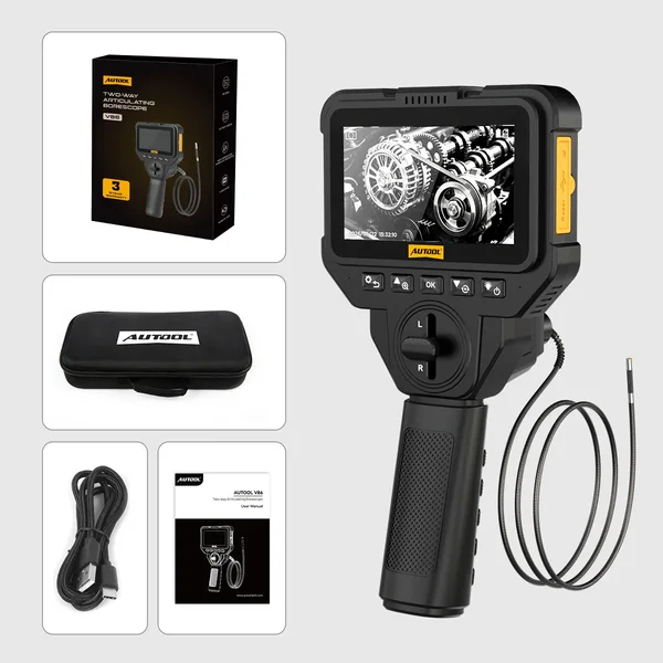 AUTOOL V86 2.8 mm Two-Way Articulating Borescope