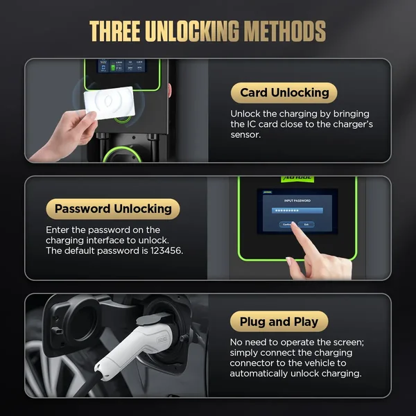 AUTOOL C701 Wall-Mounted Type 2 EV Charging Station
