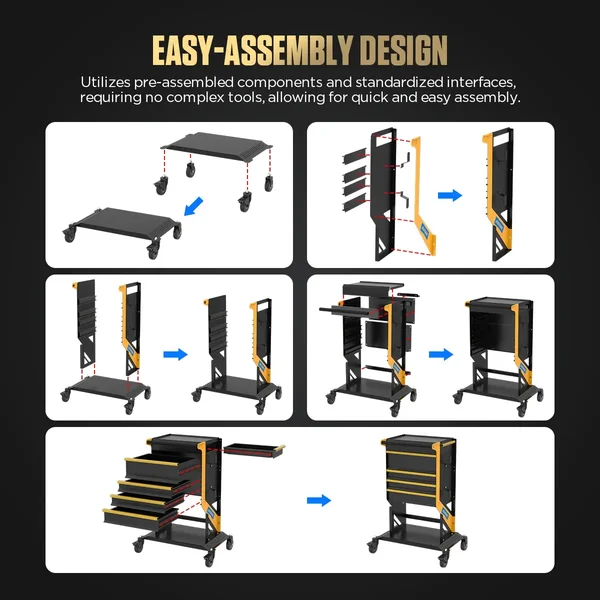 AUTOOL T27 Four-Drawer Workshop Trolley