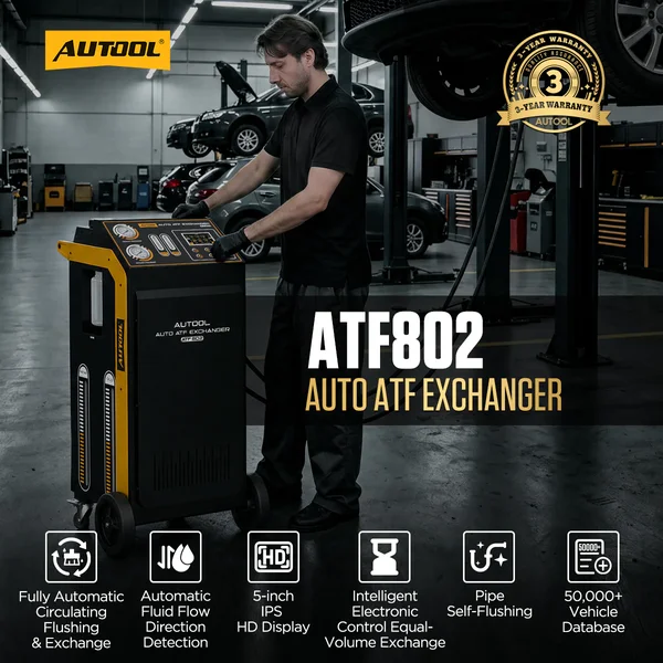 AUTOOL ATF802 Dual-Pump Transmission Fluid Exchanger
