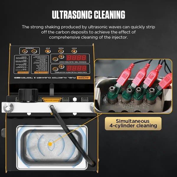 AUTOOL CT150 4-Cylinder Fuel Injector Cleaner and Tester