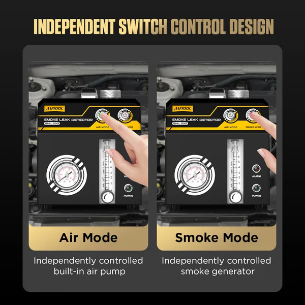 AUTOOL SML330 Automotive Smoke Leak Detector with Adjustable Smoke Flow