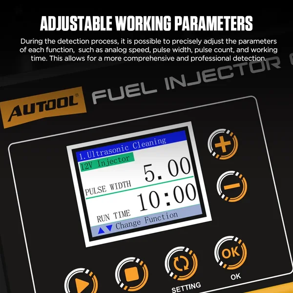 AUTOOL CT500 6-Cylinder GDI/EFI/FSI Fuel Injector Cleaner and Tester