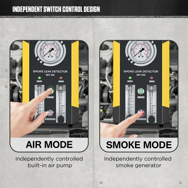 AUTOOL SDT206 Dual-Pump Automotive Smoke Machine