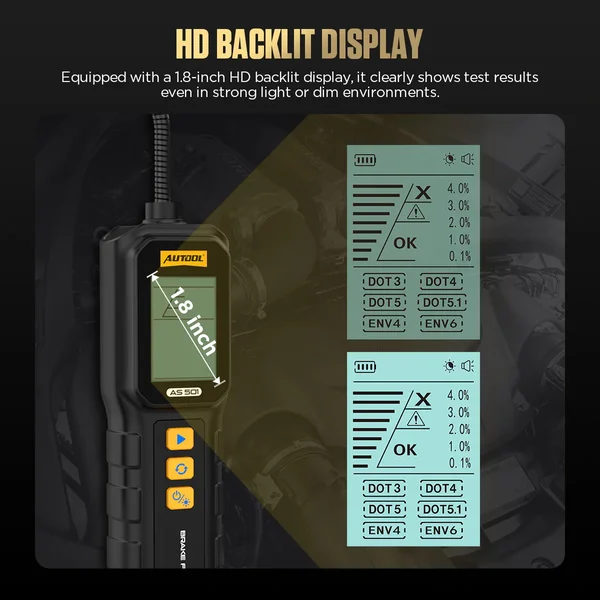 AUTOOL AS501 Digital Brake Fluid Tester