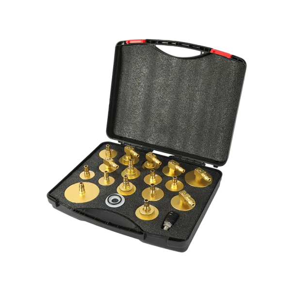 AUTOOL 17-Piece Brake Bleeder Reservoir Adapter Kit