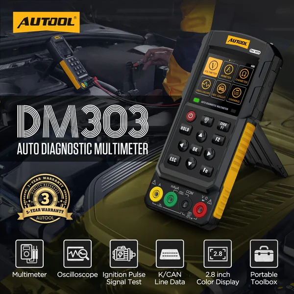 AUTOOL DM303 Automotive Diagnostic Multimeter