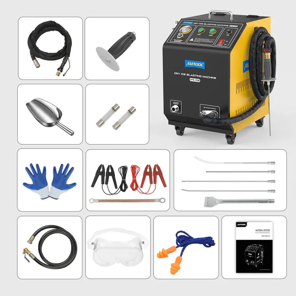 AUTOOL HTS705 Automotive Dry Ice Cleaning Machine