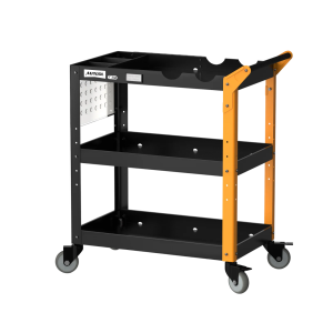 AUTOOL T32 Three-Tier Workshop Tool Cart with Adjustable Middle Tier