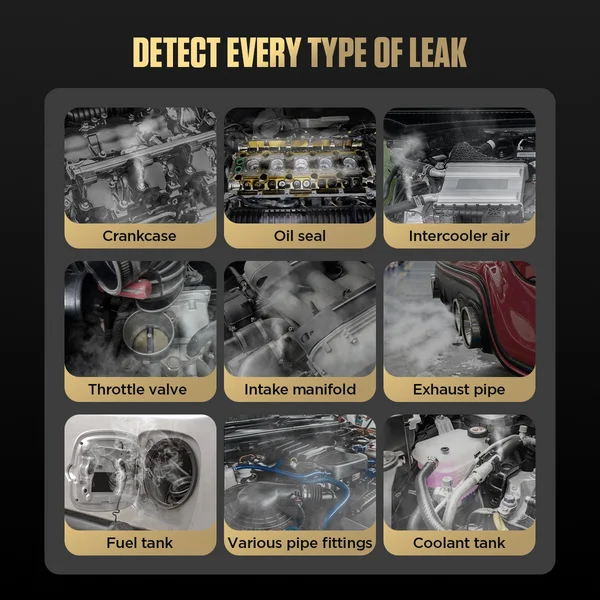 AUTOOL SDT100 Automotive Smoke Leak Detector with Built-In Air Pump