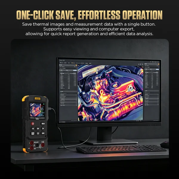 AUTOOL DM208 True RMS Digital Multimeter with Thermal Imaging