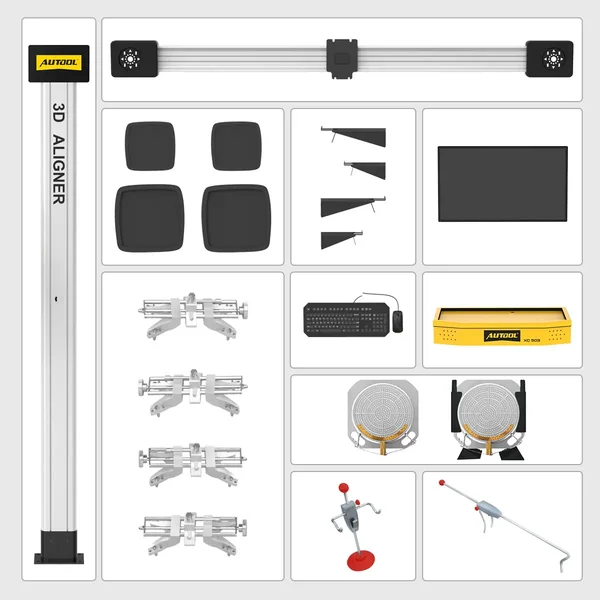 AUTOOL XC503 Fixed-Column 3D Wheel Alignment Machine