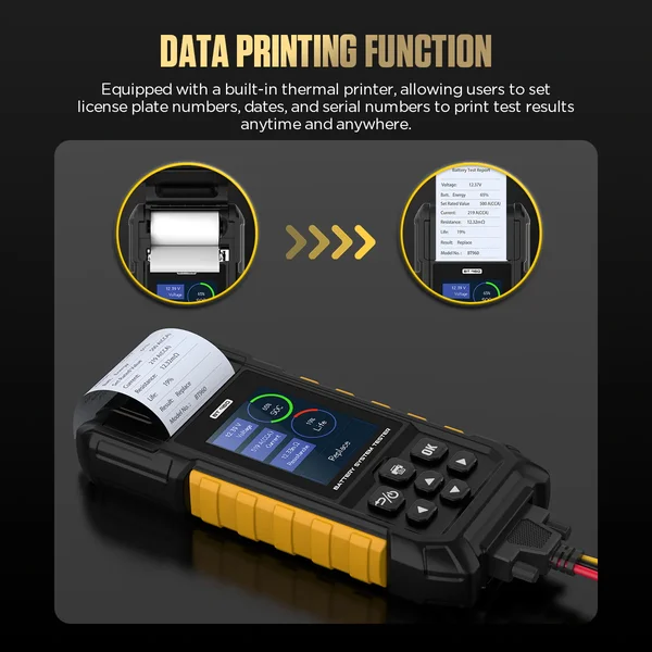 AUTOOL BT960 Lithium & Lead-Acid Automotive Battery Tester