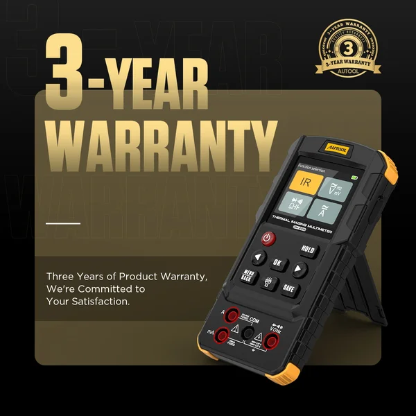 AUTOOL DM208 True RMS Digital Multimeter with Thermal Imaging