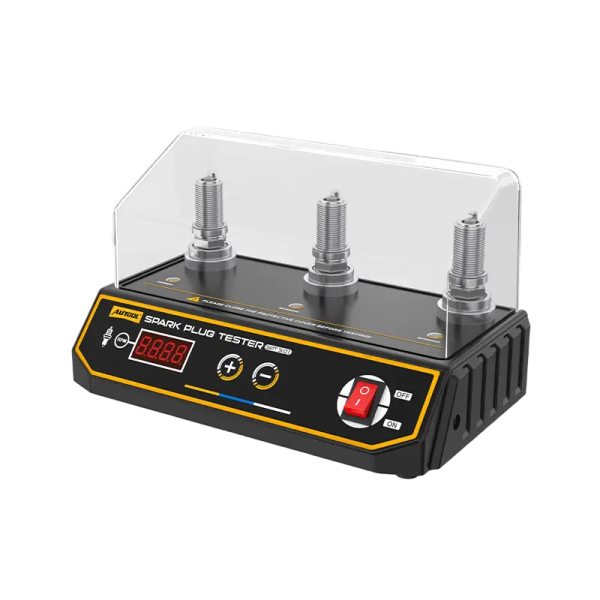 AUTOOL SPT301 3-Socket Digital Spark Plug Tester, 200–9000 RPM