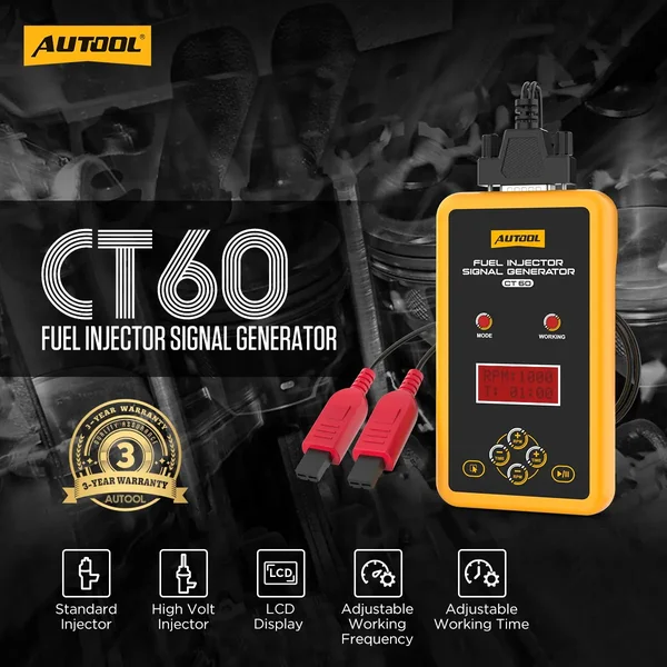 AUTOOL CT60 Fuel Injector Pulse Tester