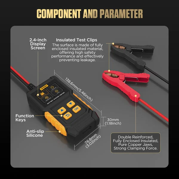 AUTOOL BT360 12V Digital Automotive Battery Tester