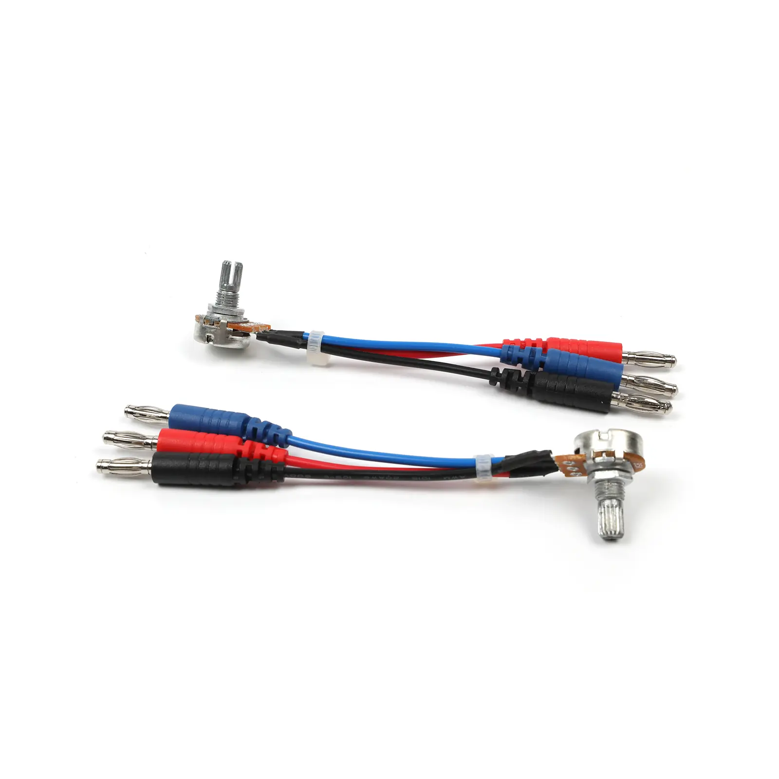 AUTOOL variable potentiometer-style test leads with red, blue and black banana plugs