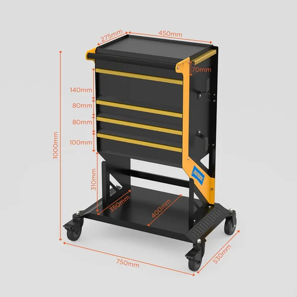 AUTOOL T27 Four-Drawer Workshop Trolley
