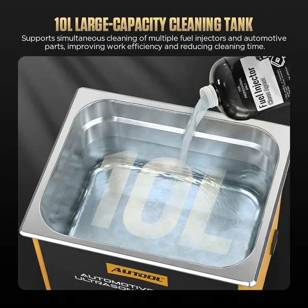 AUTOOL CT85 10 L 4-Transducer Heated Ultrasonic Parts Cleaner