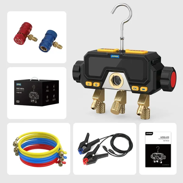 AUTOOL LM70 Smart Digital Manifold Gauge with Superheat & Subcooling