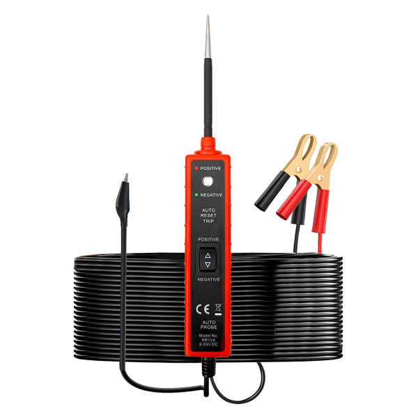 CMTOOL Power Circuit Probe Tester 6V-24V DC Test Light, Automotive Circuit Tester Car Short Finder, Component Activation, Polarity Identify, Overload Protection