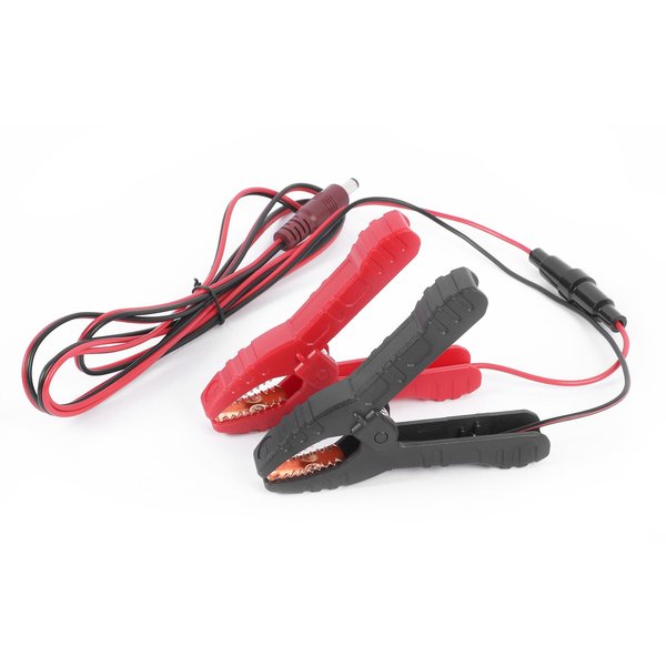 FXTUL 5.9ft 12V 3A Alligator Crocodile Clip Alligator Clip for Pump Motorcycle Car Battery Power Cable