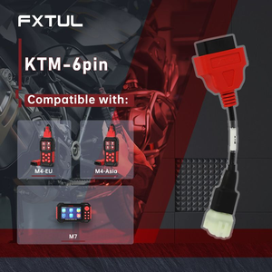 FXTUL KTM 6-Pin Motorcycle Diagnostic Cable for M4-Asia/M4-EU/M7