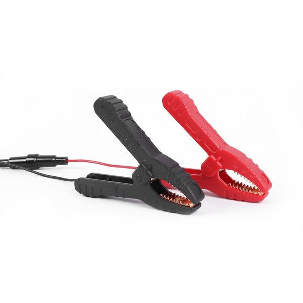 FXTUL 5.9ft 12V 3A Alligator Crocodile Clip Alligator Clip for Pump Motorcycle Car Battery Power Cable