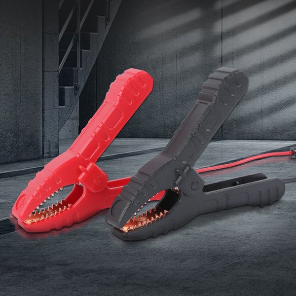 FXTUL 5.9ft 12V 3A Alligator Crocodile Clip Alligator Clip for Pump Motorcycle Car Battery Power Cable