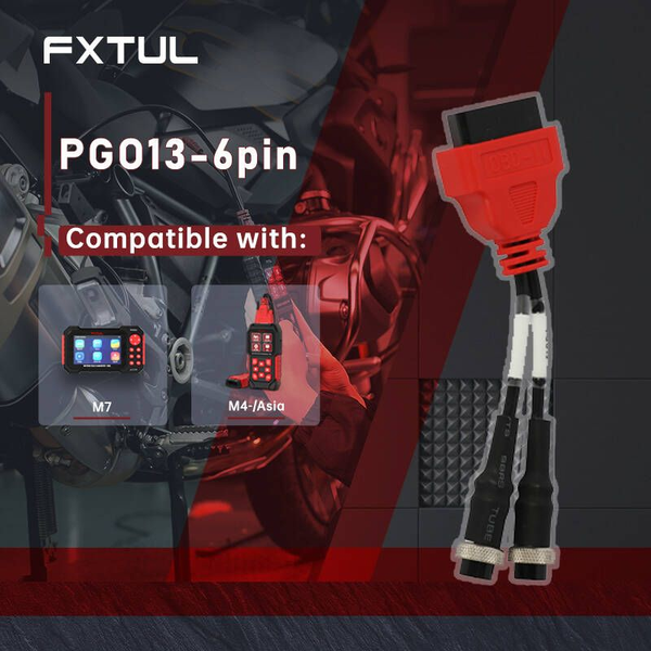 FXTUL PGO 6pin  CABLE - M4 Asia/M7 Motorcycle Diagnostic Tool