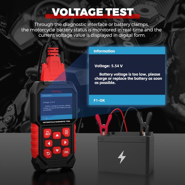 FXTUL M4 Motorcycle Scanner OBD2 Code Reader Scan Tool For HONDA YAMAHA KAWASAKI SYM KYMCO SUZUKI VESPA KTM PGO BENELLI