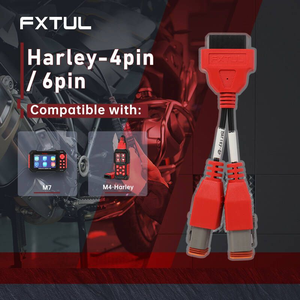 FXTUL Harley-Davidson 4-Pin/6-Pin Motorcycle Diagnostic Cable for M4-HD/M7