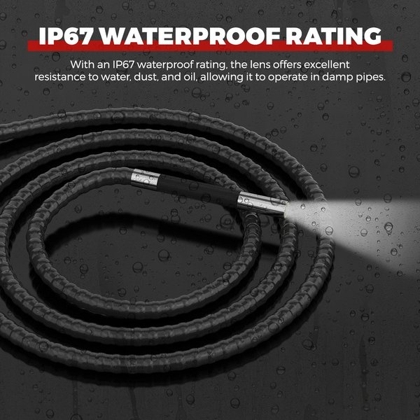 FXTUL MV50 Motorcycle Borescope Camera 210°  Angle 32GB Memory