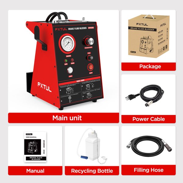 FXTUL BF 608 Motorcycle Brake Fluid Changer
