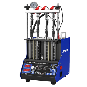 MRCARTOOL V209 4-Cylinder GDI Fuel Injector Cleaner and Tester with Ultrasonic Bath & 9 Tests